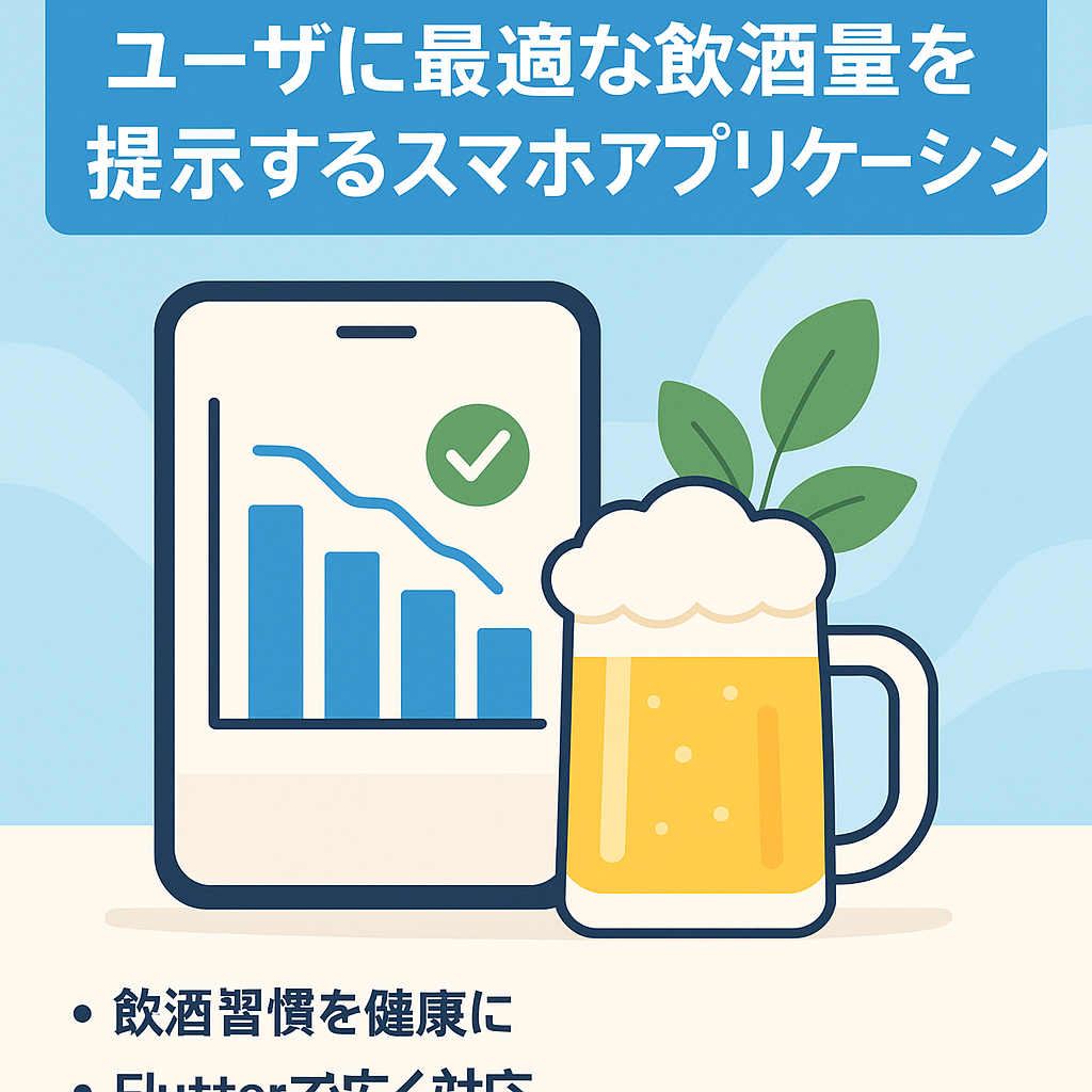 ユーザに最適な飲酒量を提示するスマホアプリケーション