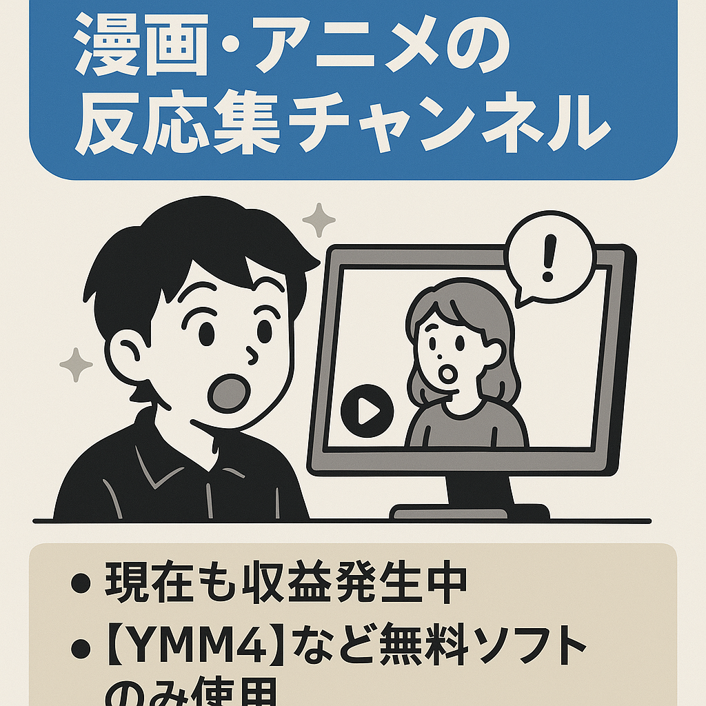 【属人性無し・登録者2100人以上】漫画・アニメの反応集チャンネル【直近3ヶ月平均8万円以上！】【金額交渉可能】