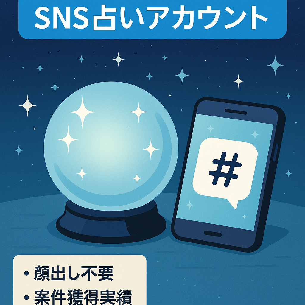 【7.6万フォロワー】SNSだけで占い案件が取れるアカウント
