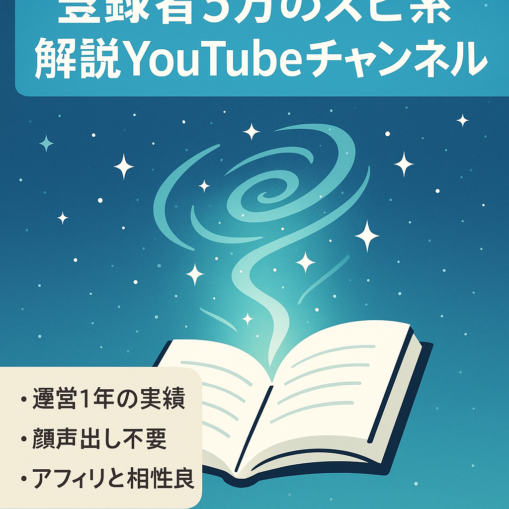【運営歴1年】登録者5万人以上のスピ系ゆっくり解説チャンネル【マニュアル有】