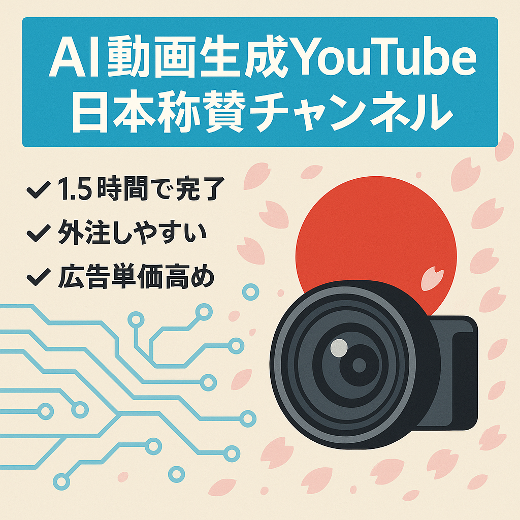 【話題のAI動画生成チャンネル】登録者1.5万人超えの日本称賛系チャンネル