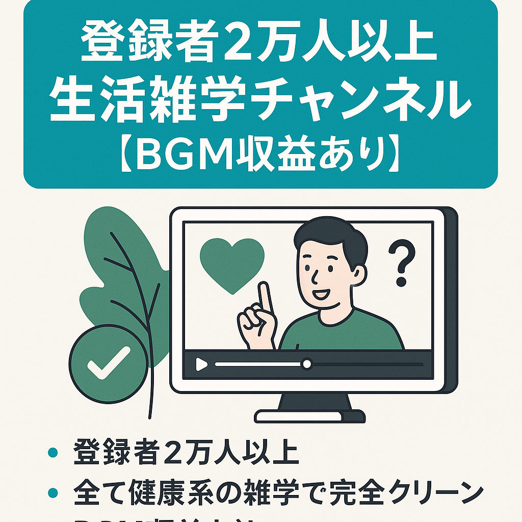 【登録者2万人以上】世代問わず人気の生活に関する雑学チャンネル【BGM収益あり】