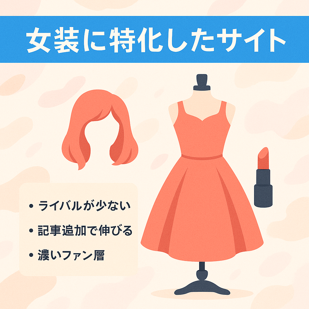 女装に特化したサイト