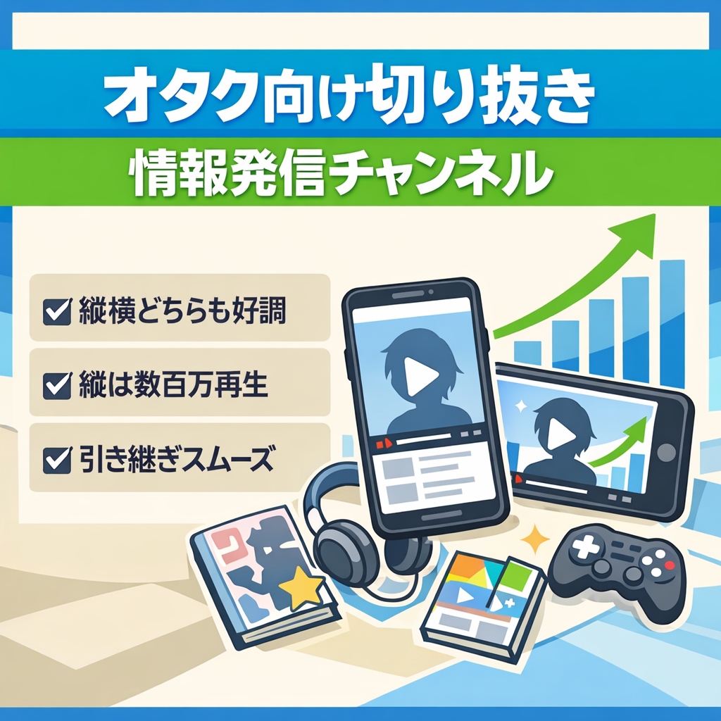 切り抜き：オタク向け情報発信チャンネル【横動画・ショート動画】