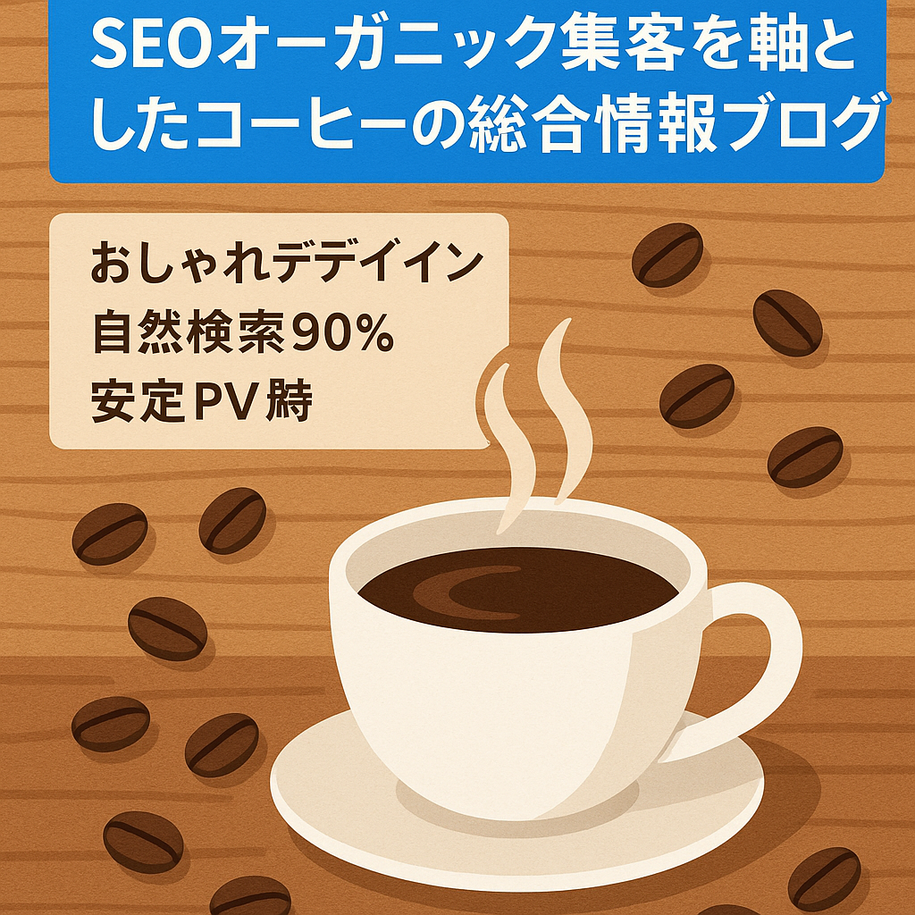 SEOオーガニック集客を軸としたコーヒーの総合情報ブログ