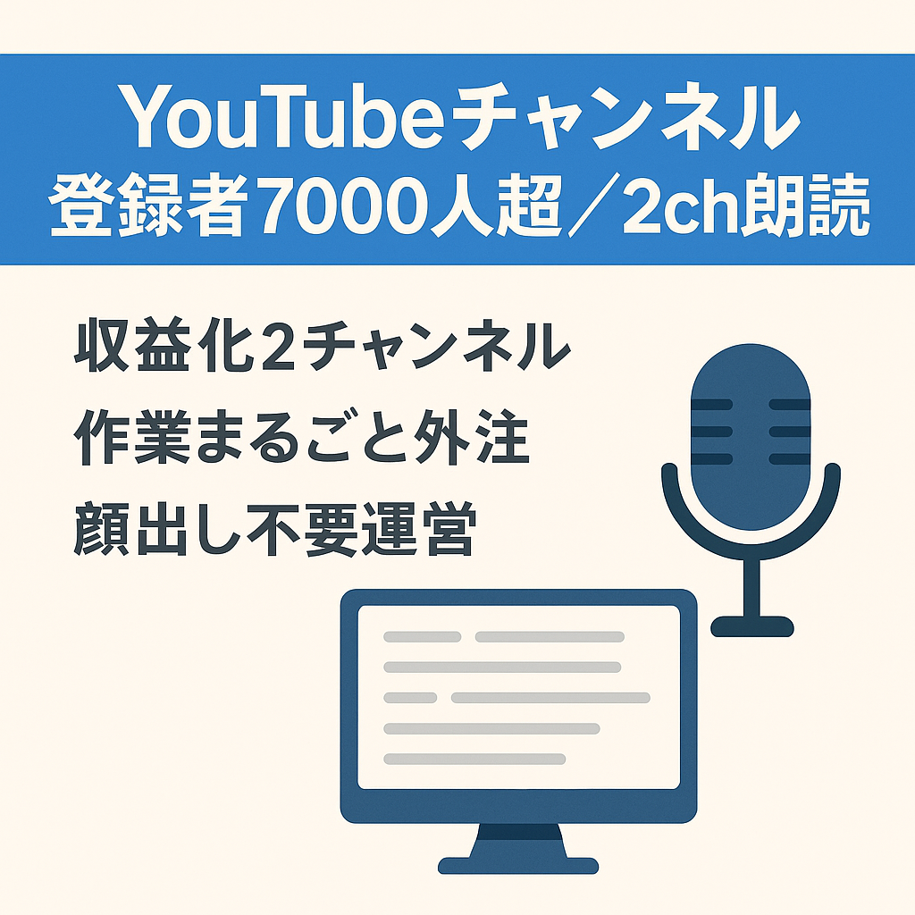 【youtubeチャンネル登録者数7000人以上】今話題の2ch朗読系チャンネルです。