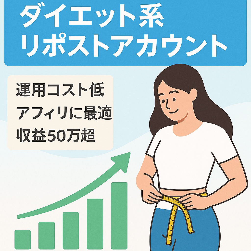【Instagramフォロワー2.7万人！】最高400万PVのダイエットジャンルのリポストアカウント