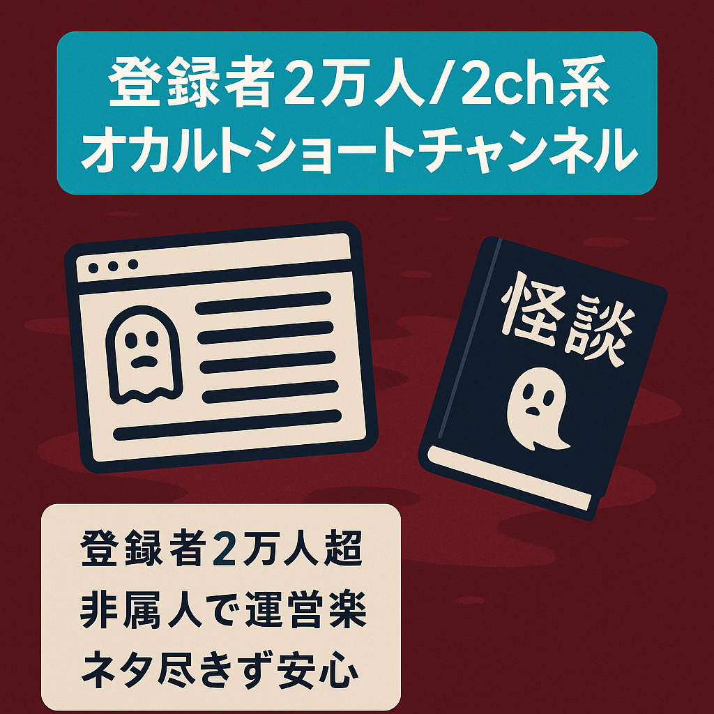 【登録者2万人以上】2ch系オカルトショートチャンネル【非属人】