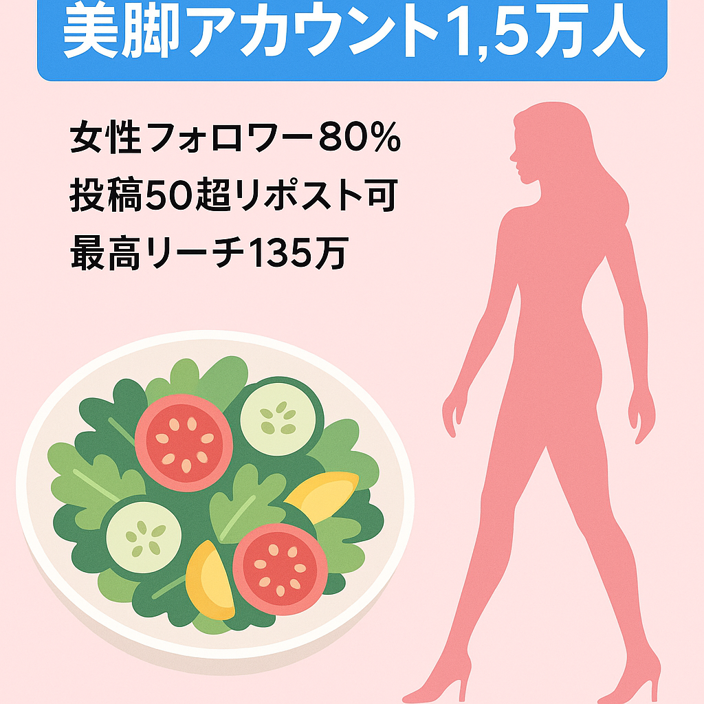 【Instagram1.5万人】食べて痩せる愛され美脚ダイエットアカウント