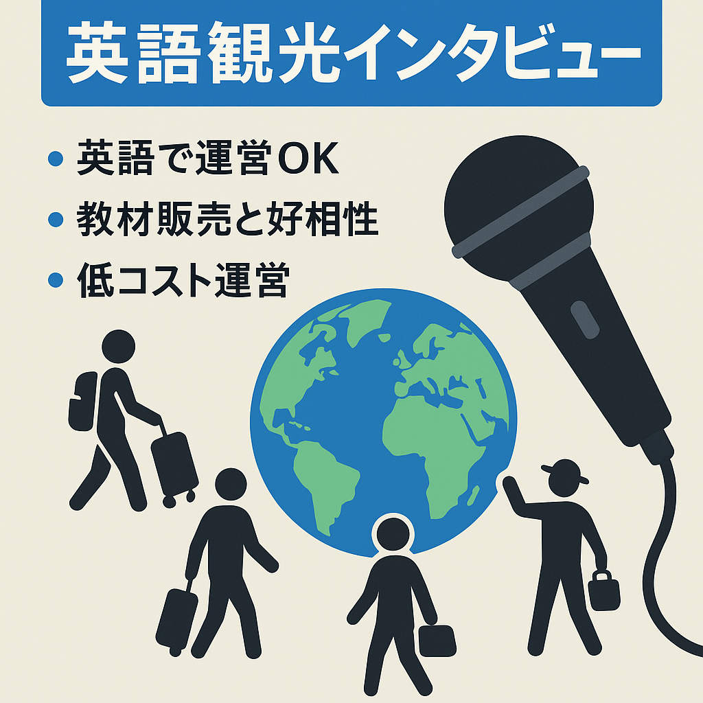 【登録者7,000人・英語】非属人観光客へのインタビューチャンネル 【*4ヶ月ほど投稿が止まっているので、直近売上が低く出ております】