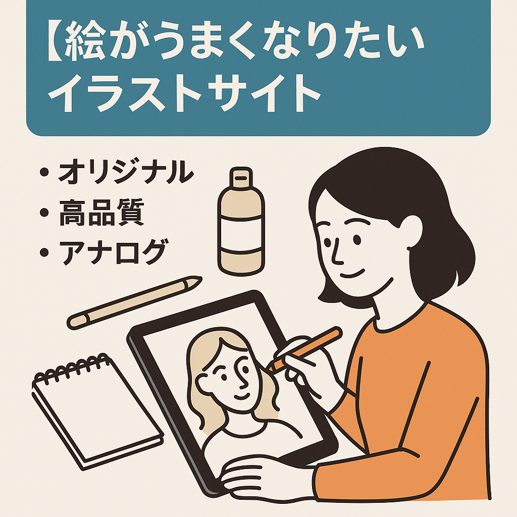「絵がうまくなりたい」当サイトはアナログやデジタルでオリジナルのイラストをかきたい全ての方々のために生まれアドビにも紹介されたお絵かきサイト