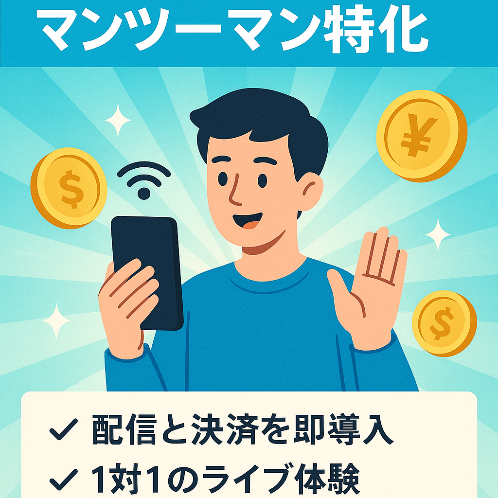 新しい形の次世代ライブ配信サービス！プラットフォーム運営に興味のある方にオススメ