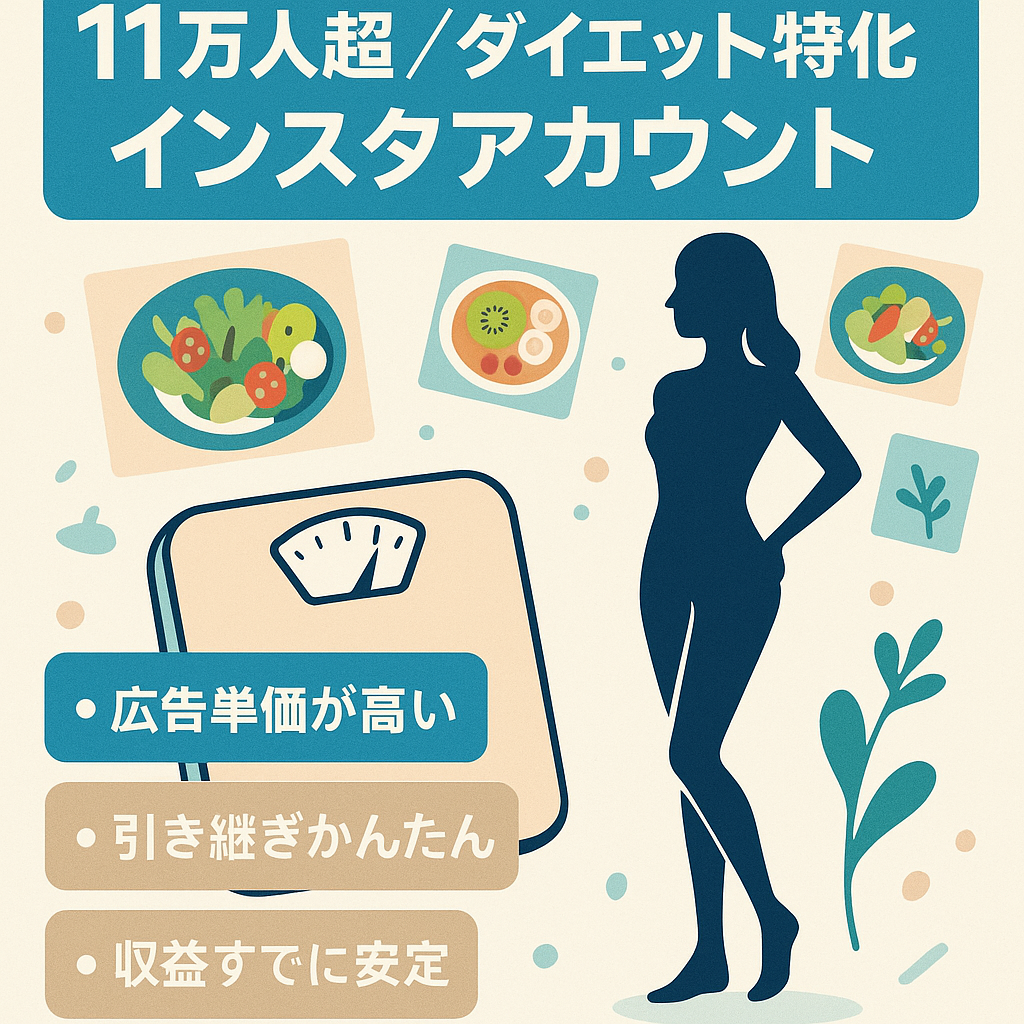 【 Instagram / 11万人超フォロワーのダイエットに特化したリポスト型キュレーションアカウント】