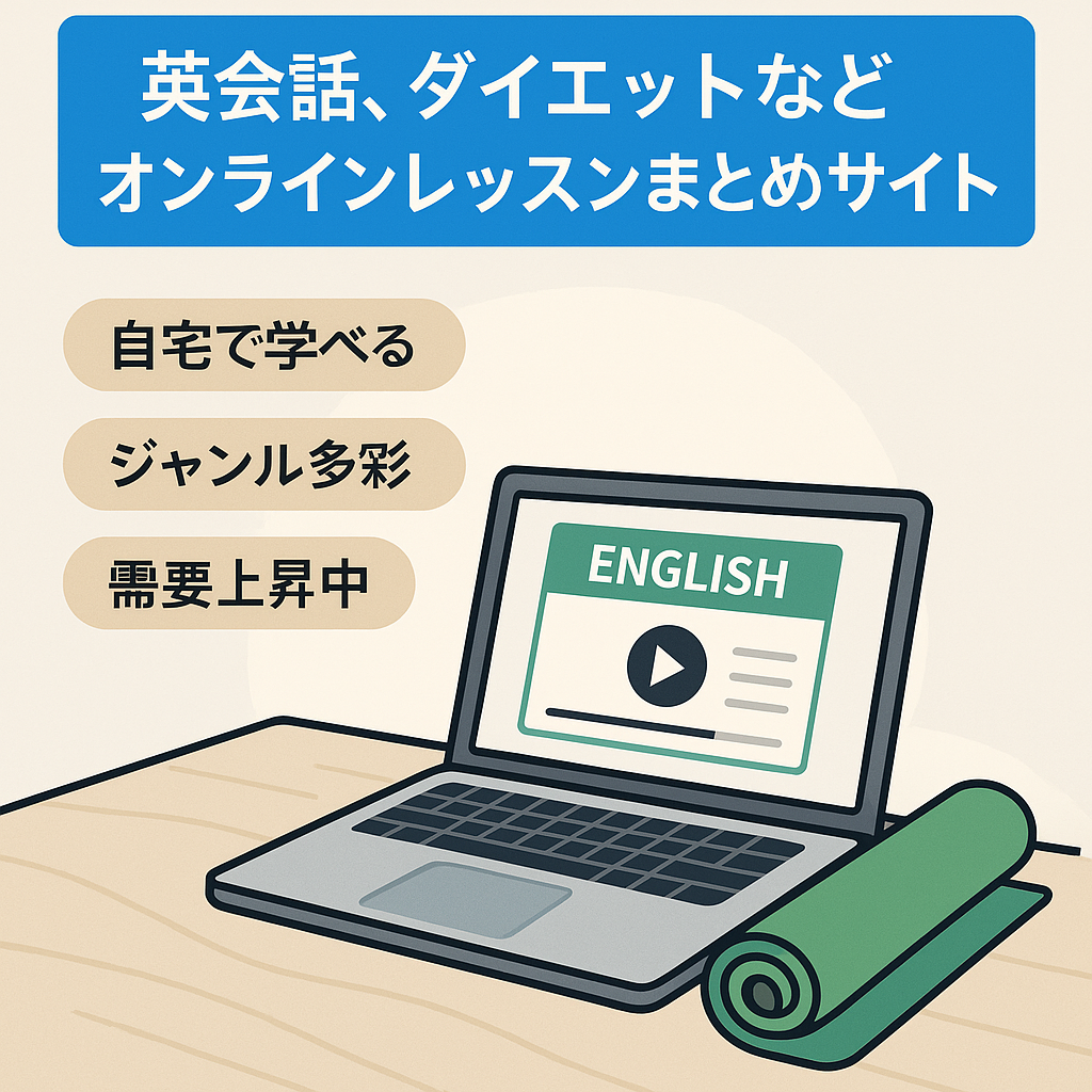 英会話、ダイエットなどオンラインレッスンのまとめサイト