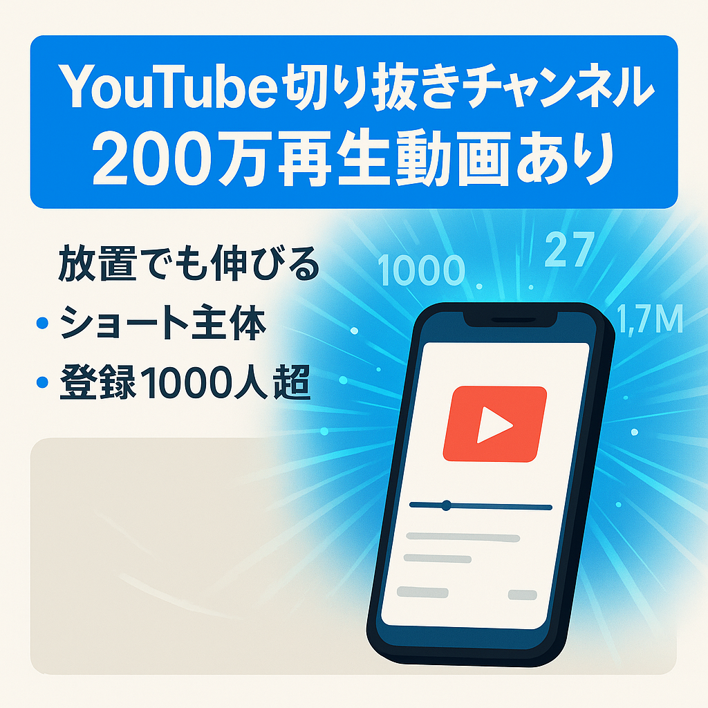 【切り抜きチャンネル】200万再生以上の動画もあります。登録者数1000人over！