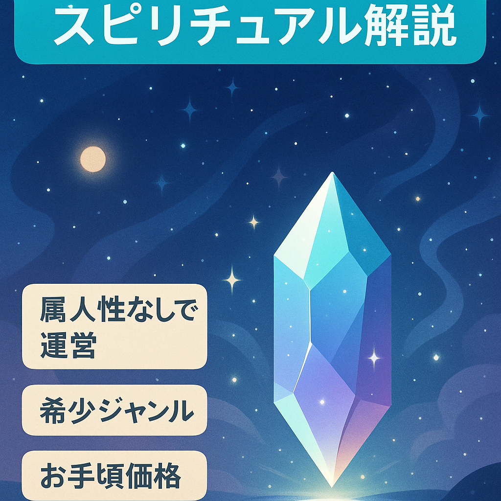 【収益化済み】お安くお譲りします！スピリチュアルのゆっくり解説