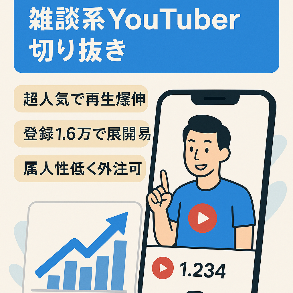 【収益化停止中】大人気雑談系YouTuberの切り抜きチャンネル