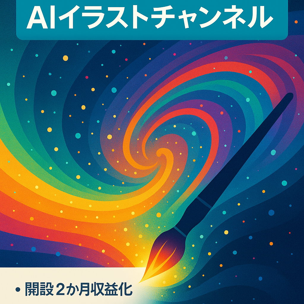 【全て外注可能！】AIイラスト系チャンネル！登録者6000↑収益化済み💫