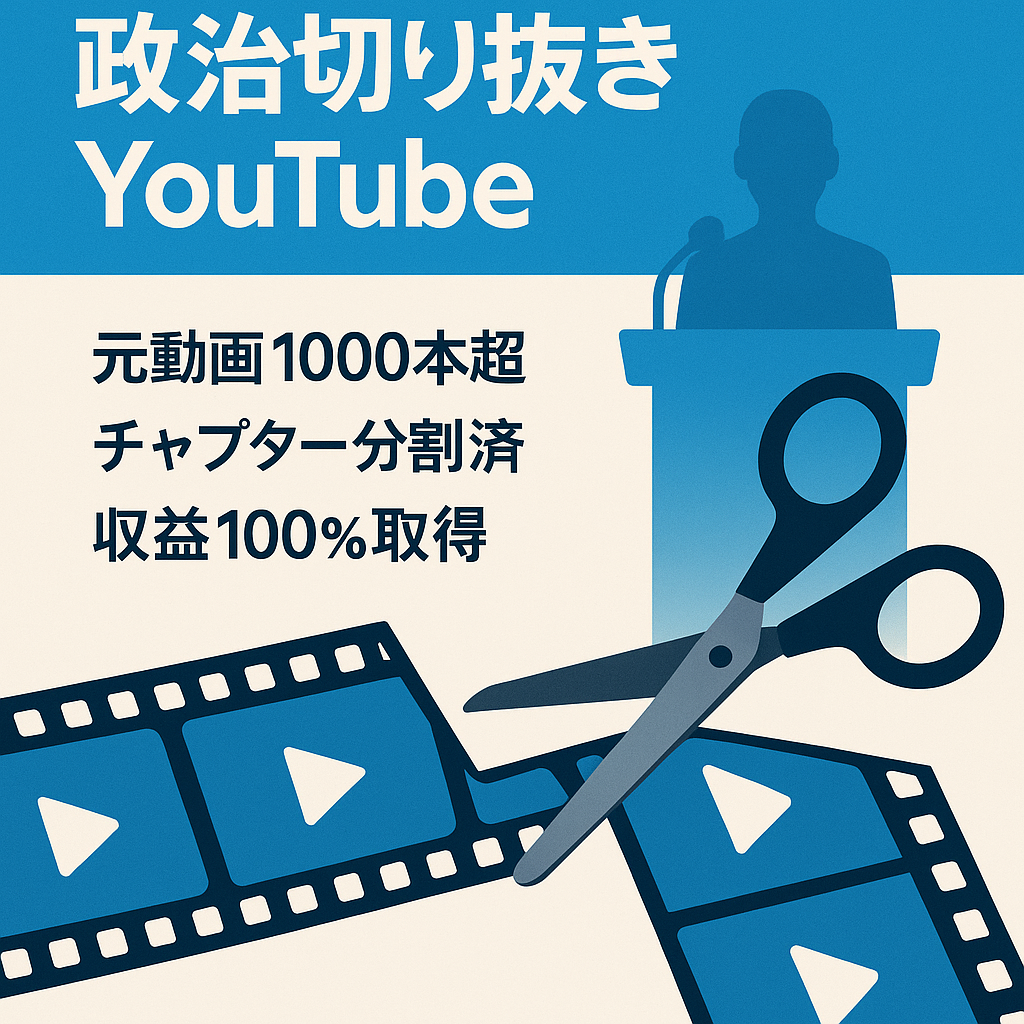 11月分の収益も譲渡します【約82000円】【切り抜き】ネタに困らない切り抜きやすい政治YouTube切り抜きチャンネル