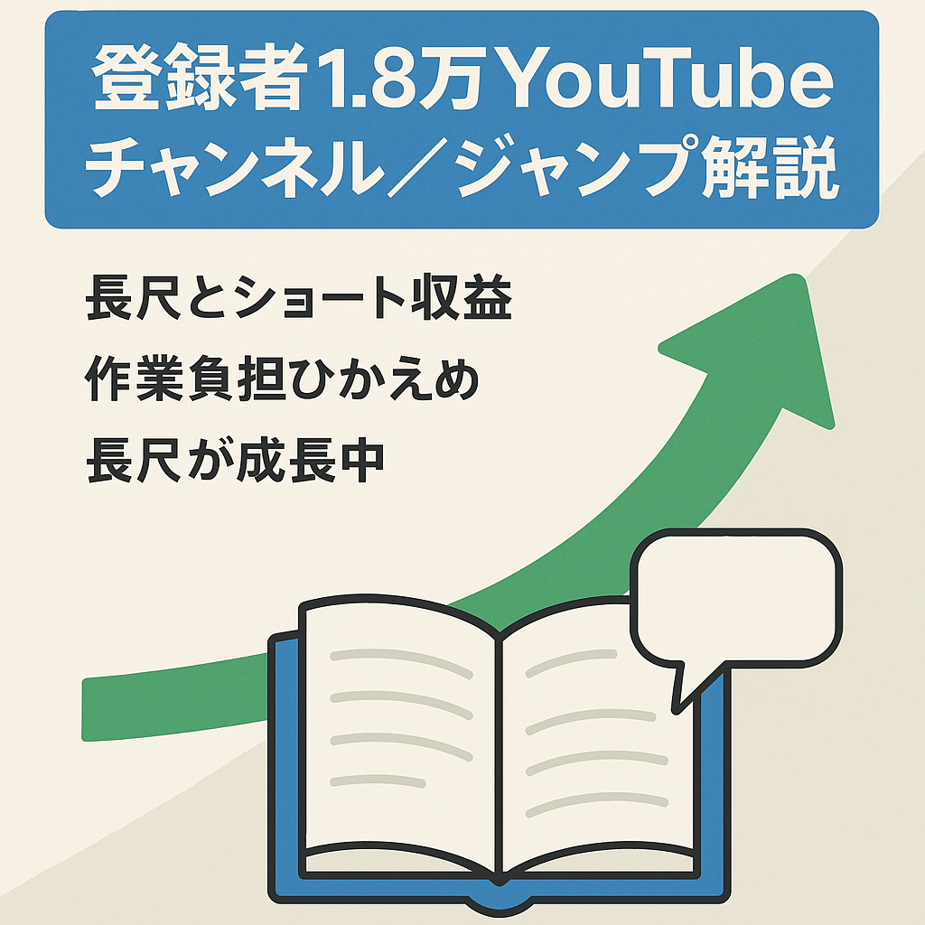 【登録者1.8万人越え】大人気ジャンプ漫画のゆっくり解説【長尺とショートの両方で成長可能】