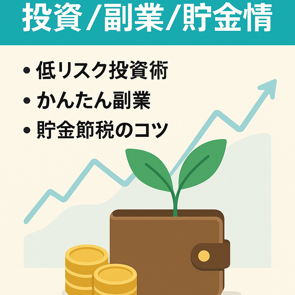 人生を豊かにするお金の知識を発信中！幅広くお金の知識が得られます！