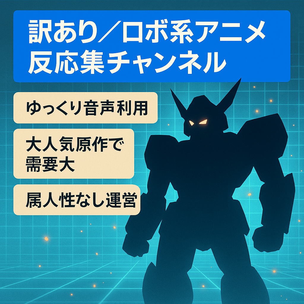 【訳あり】ロボ系 大人気アニメシリーズの反応集チャンネル ゆっくりボイス　属人性無し