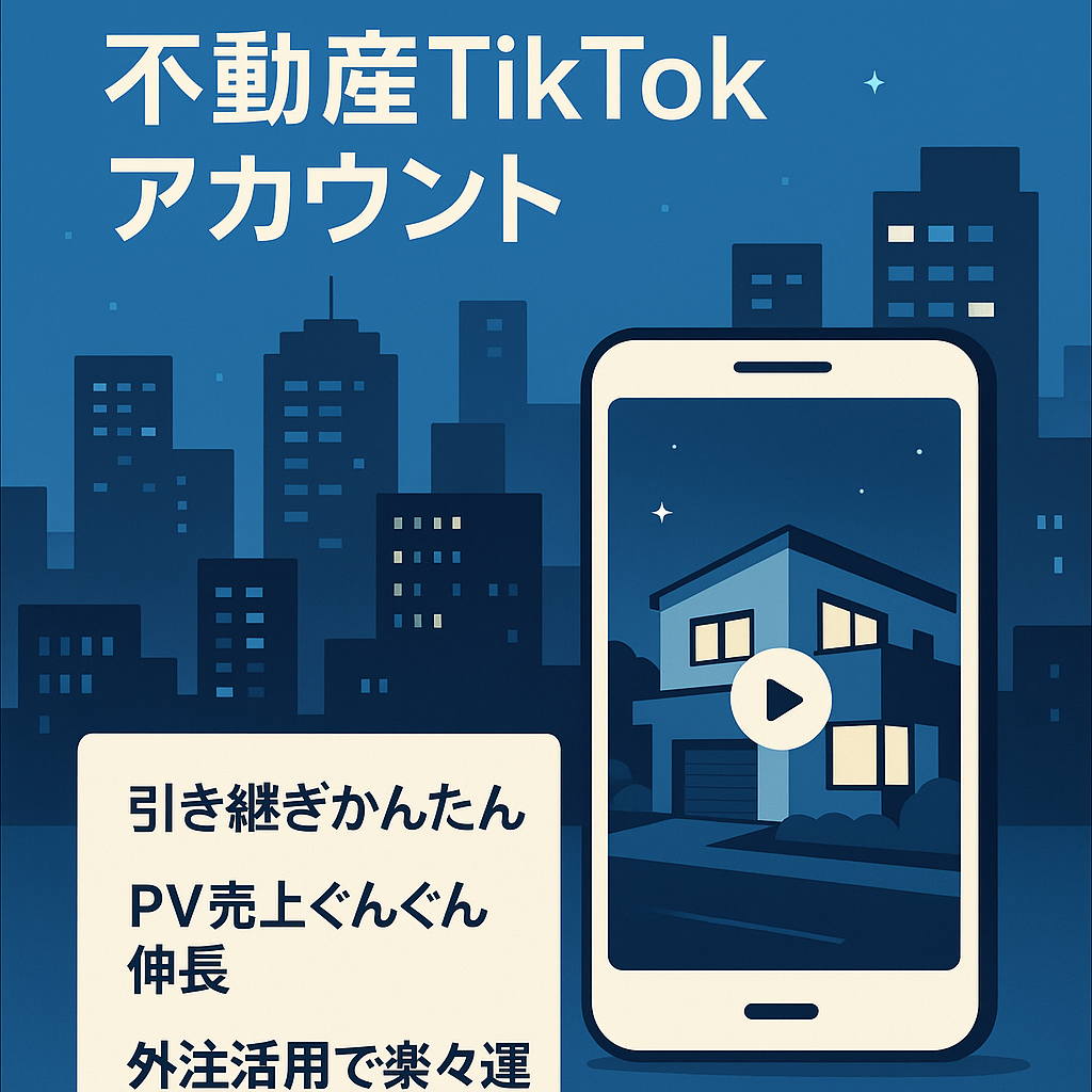 【不動産TikTok】福岡の物件紹介ショート動画で月間180万PV！不動産業社さんにお勧めのアカウントです！