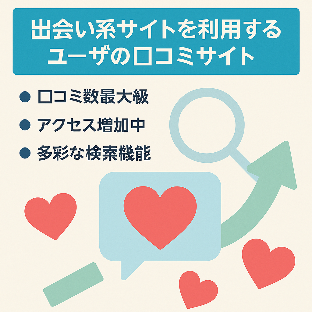 出会い系サイトを利用するユーザの口コミサイト