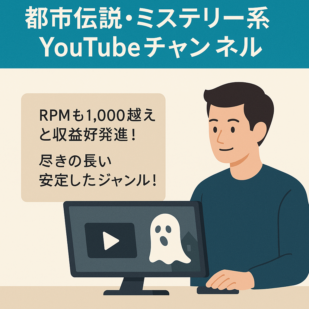【RPM1000円以上】都市伝説・ミステリー系YouTubeチャンネル