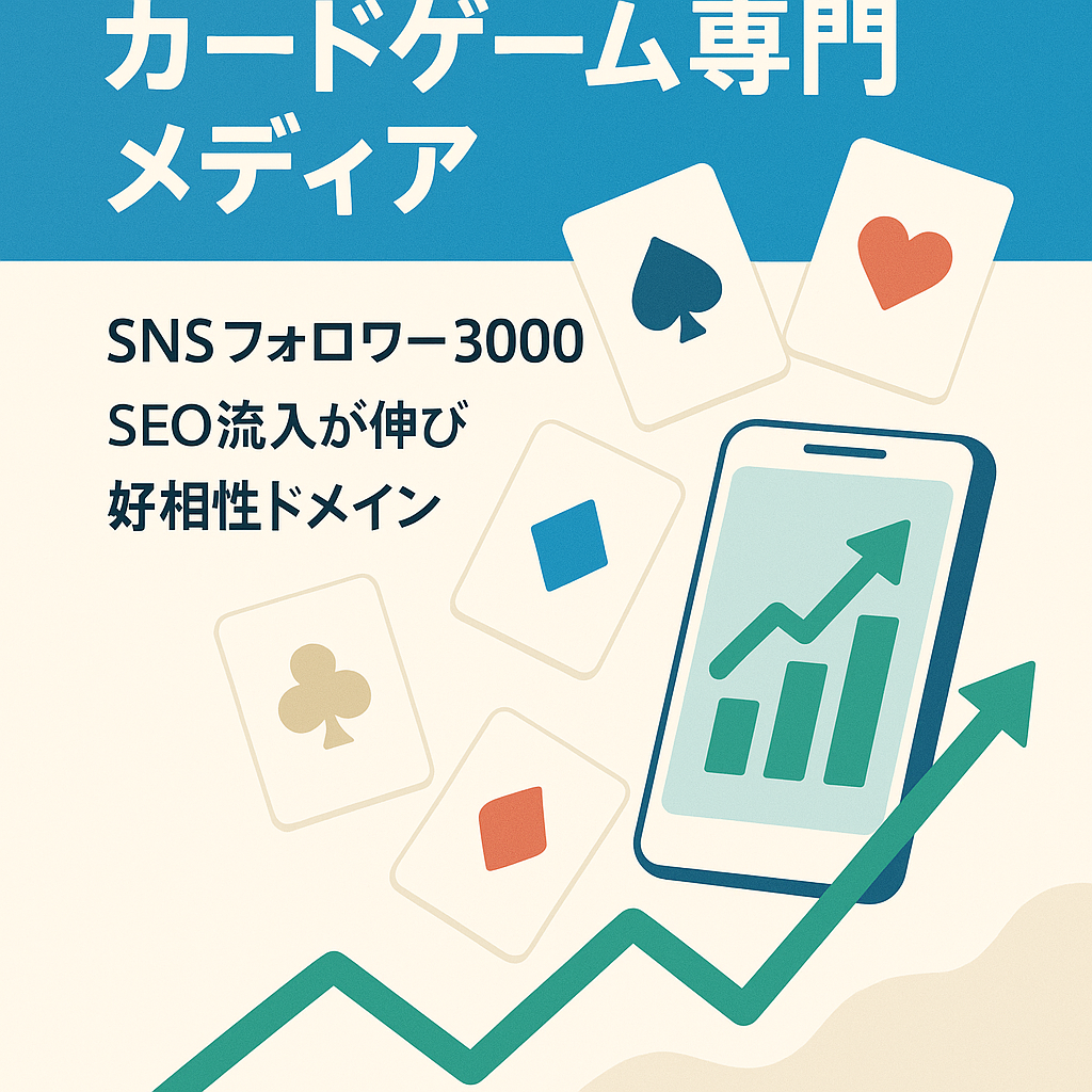 【最大月間40万PV＆SNSフォロワー3000以上】強いSEOとエンゲージメントを誇るカードゲーム専門メディア