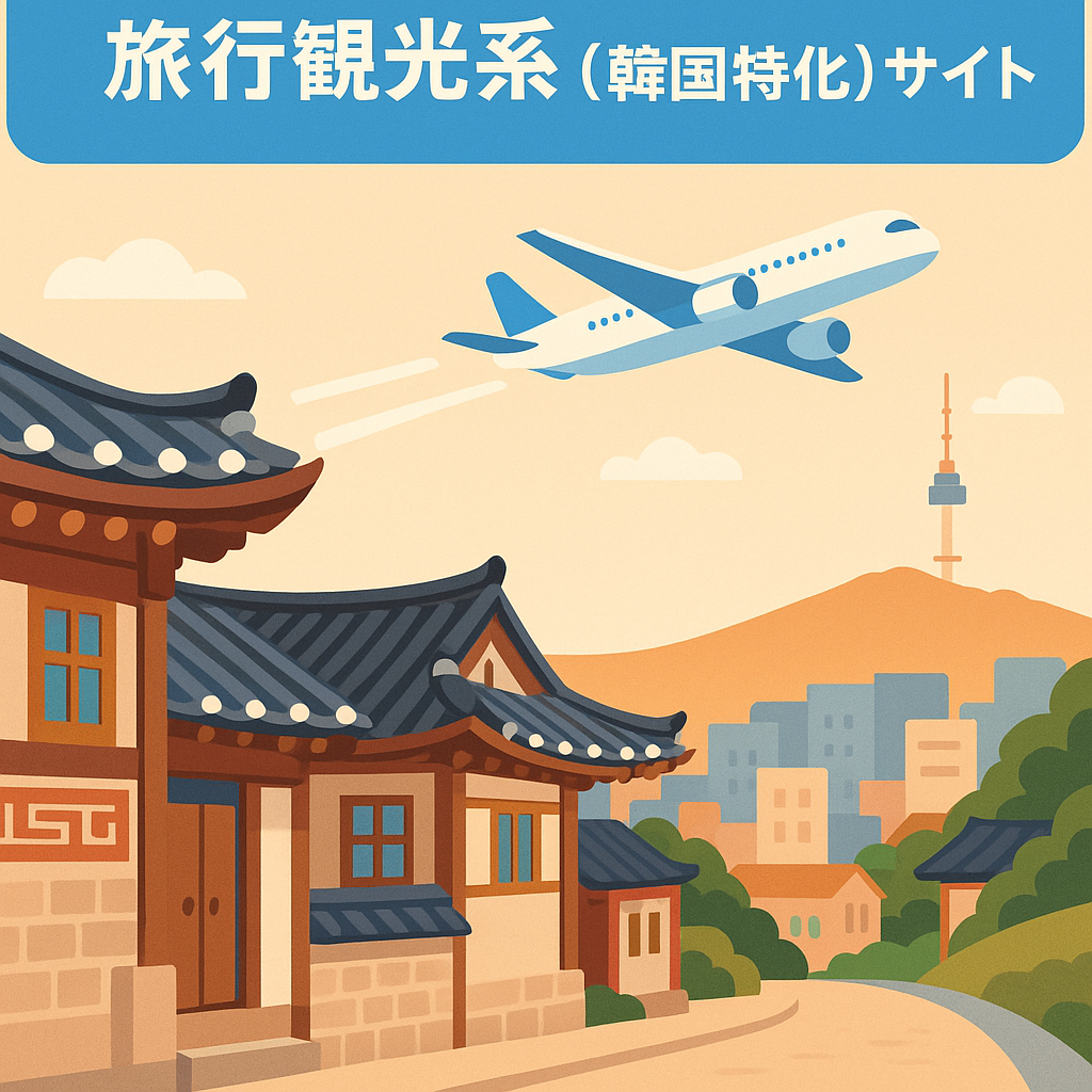 決断早い方優先！旅行観光系（韓国特化）サイト