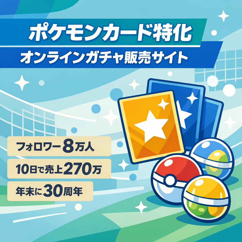 【フォロワー8万人】ポケモンカードに特化したオンラインガチャ・オリパ