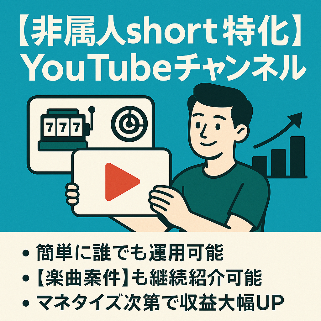 【非属人short特化・YouTubeチャンネル登録者4万人越え】累計再生数 約１億のパチンコ・スロット系チャンネル！