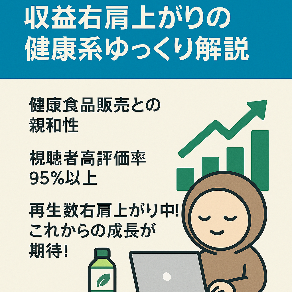 【大人気の健康食品系】収益右肩上がりの健康系ゆっくり解説です【もうすぐ1万人】