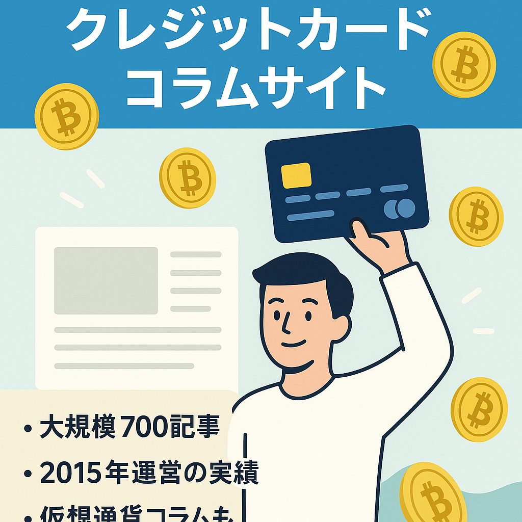 【約700記事！】クレジットカード紹介・コラムサイト