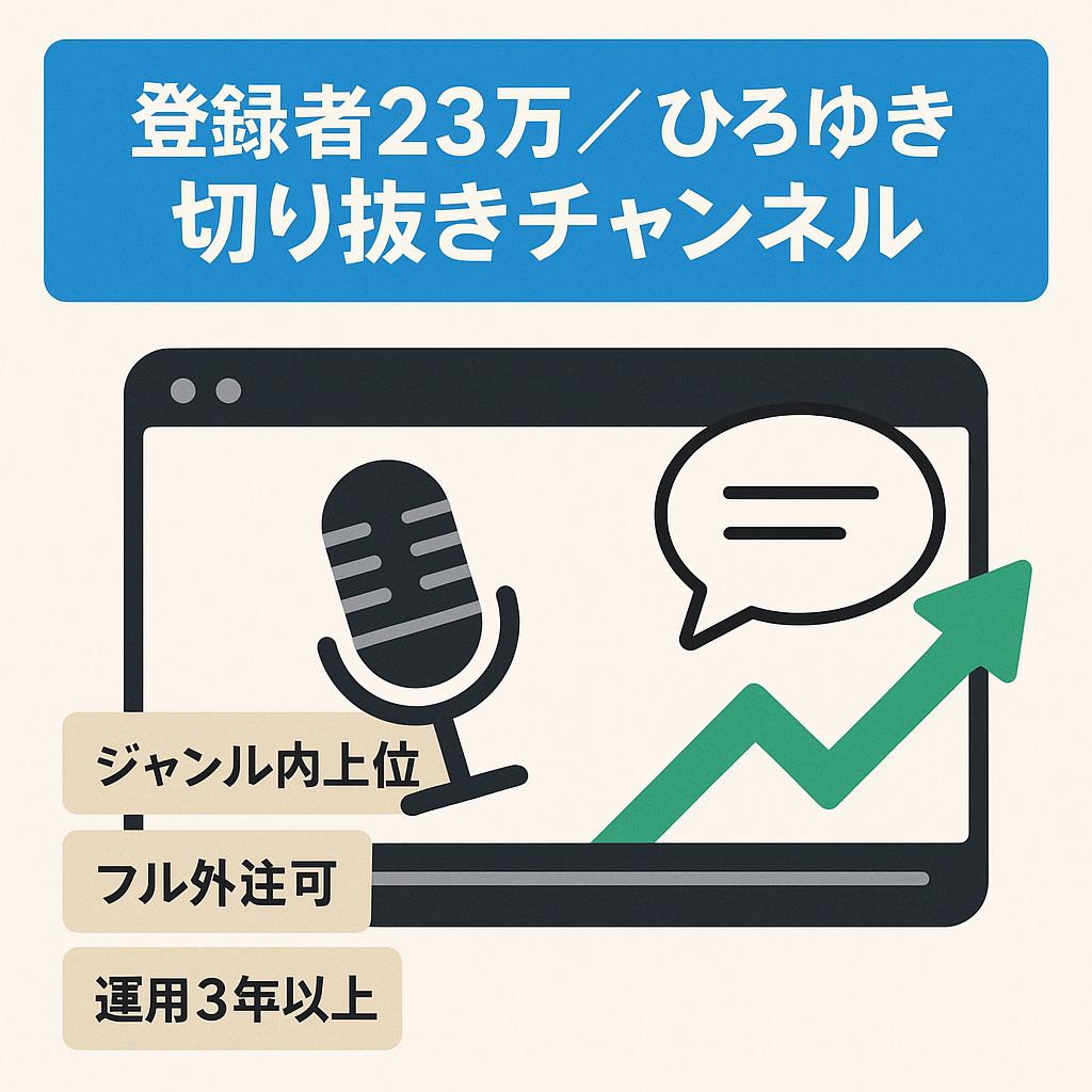 【同じ切り抜きチャンネルの中で上位！登録者約23万人】ひろゆきの切り抜きチャンネル【フル外注可能】