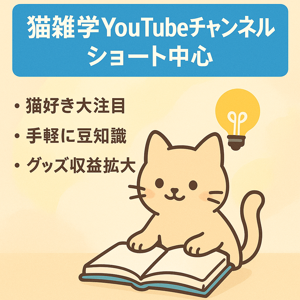 【ショートメイン】猫の雑学・豆知識を紹介するペット系雑学チャンネル