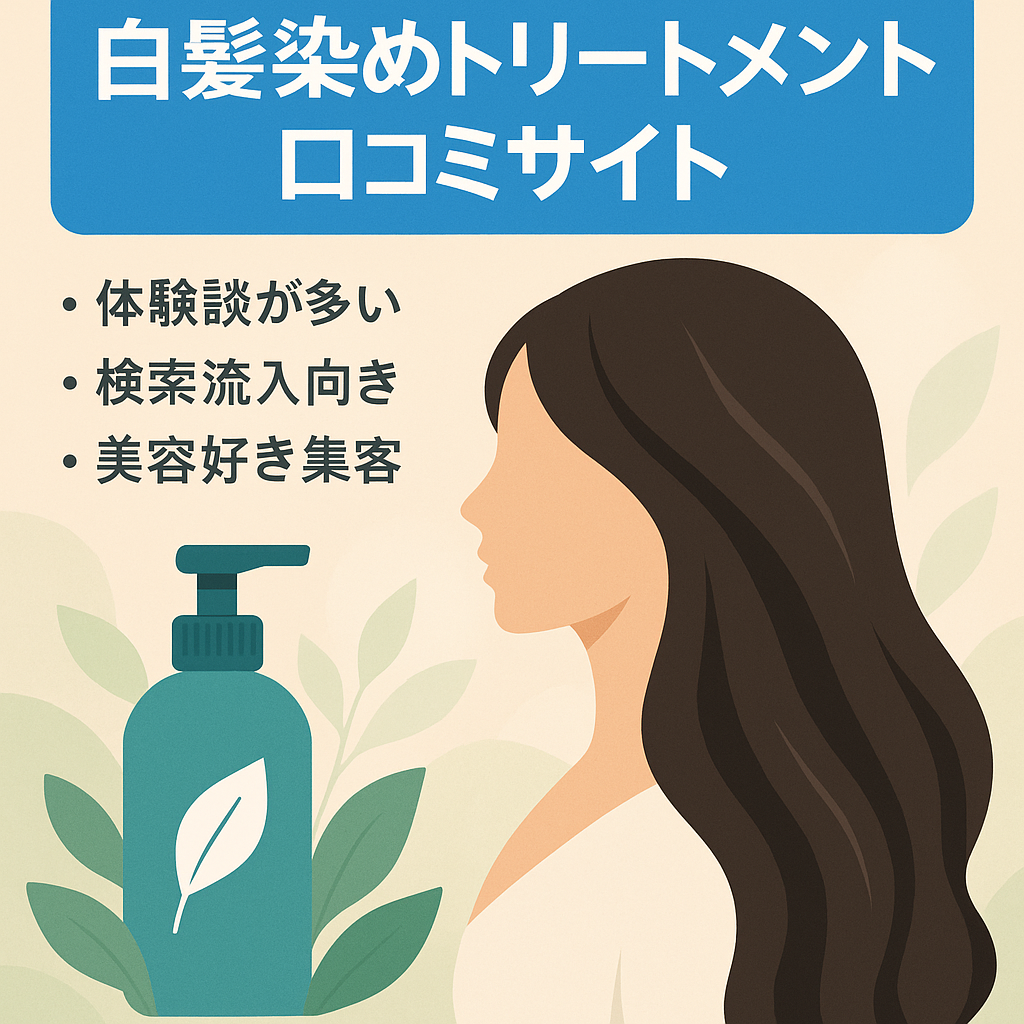 白髪染めトリートメント口コミサイト