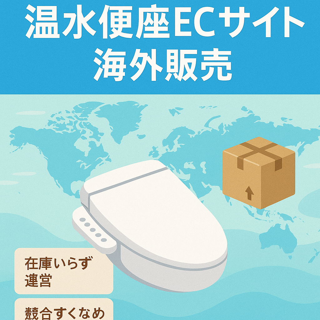 【日本の商品を海外へ】温水便座の販売サイト【WEB &ECサイト譲渡】