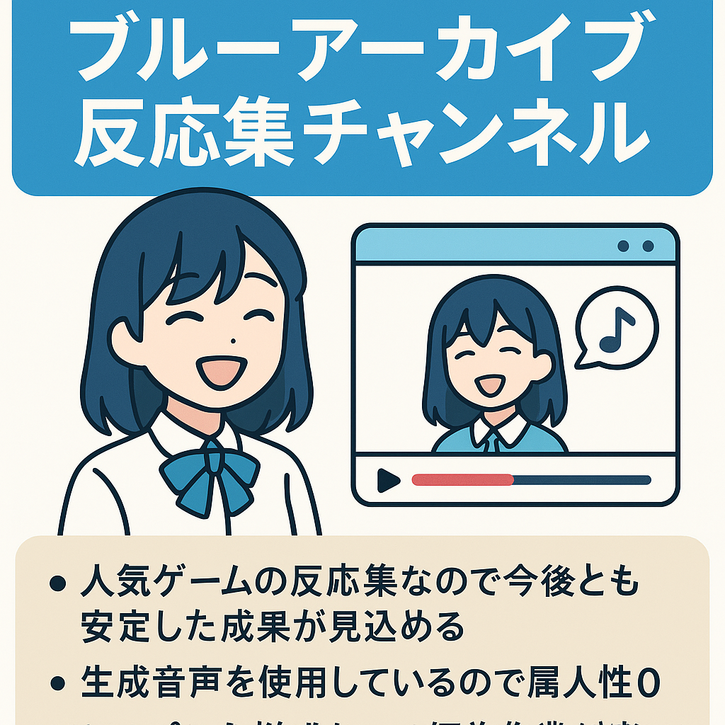 【属人性0】収益化審査通過済みのブルーアーカイブ反応集チャンネル