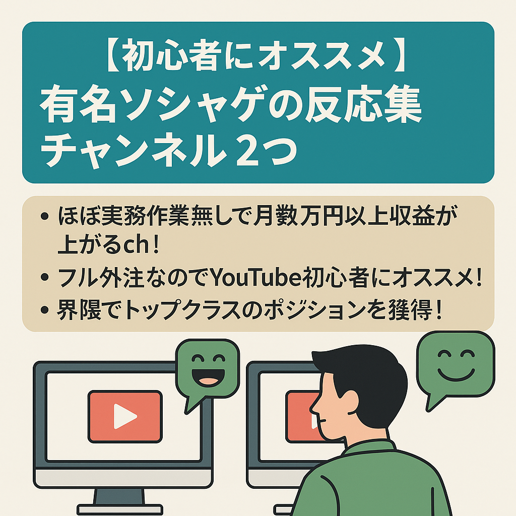 【初心者にオススメ】有名ソシャゲの反応集チャンネル　2つセット
