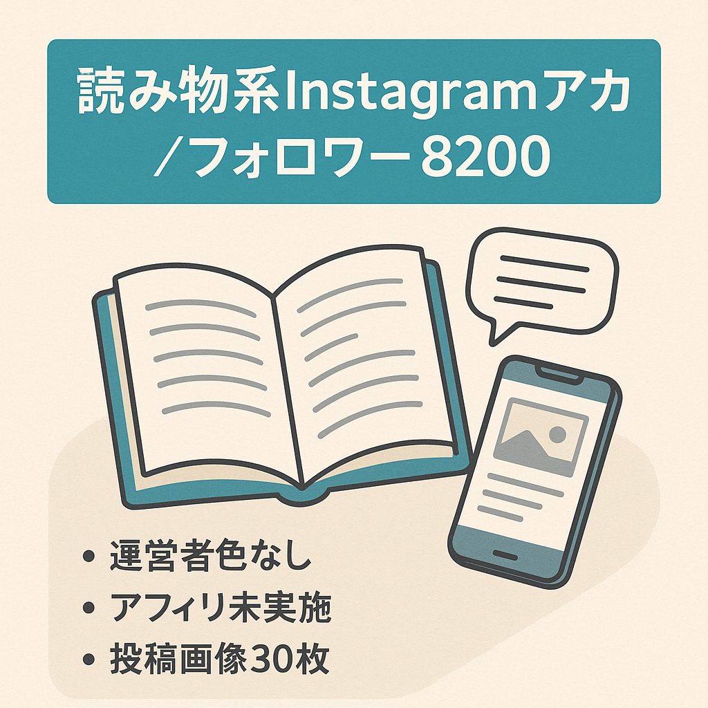 読み物系インスタア【フォロワー8200人】※30日投稿分の画像作成リソース付