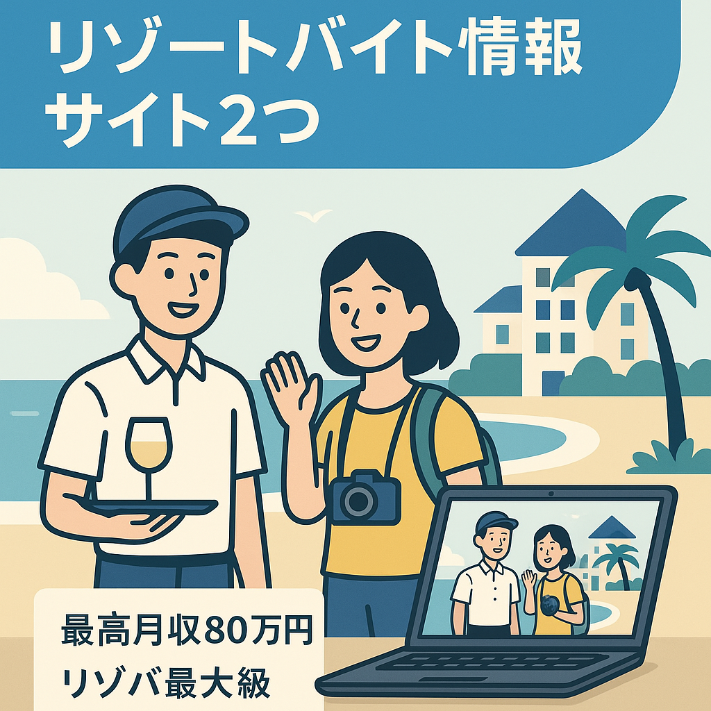 （インバウンドで需要増）リゾートバイトの情報サイト2つ