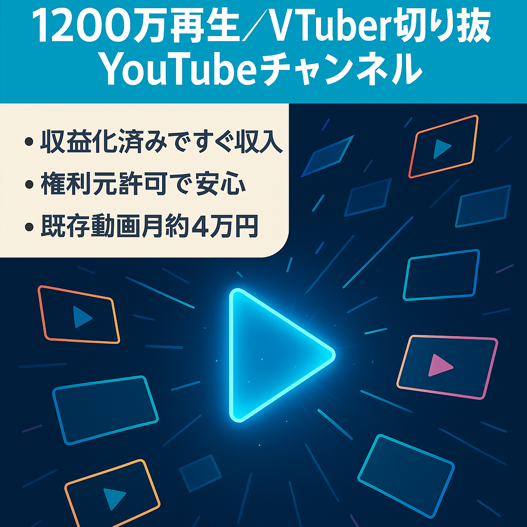 【総再生回数1200万超】業界最大手Vtuber事務所の切り抜きYouTubeチャンネル