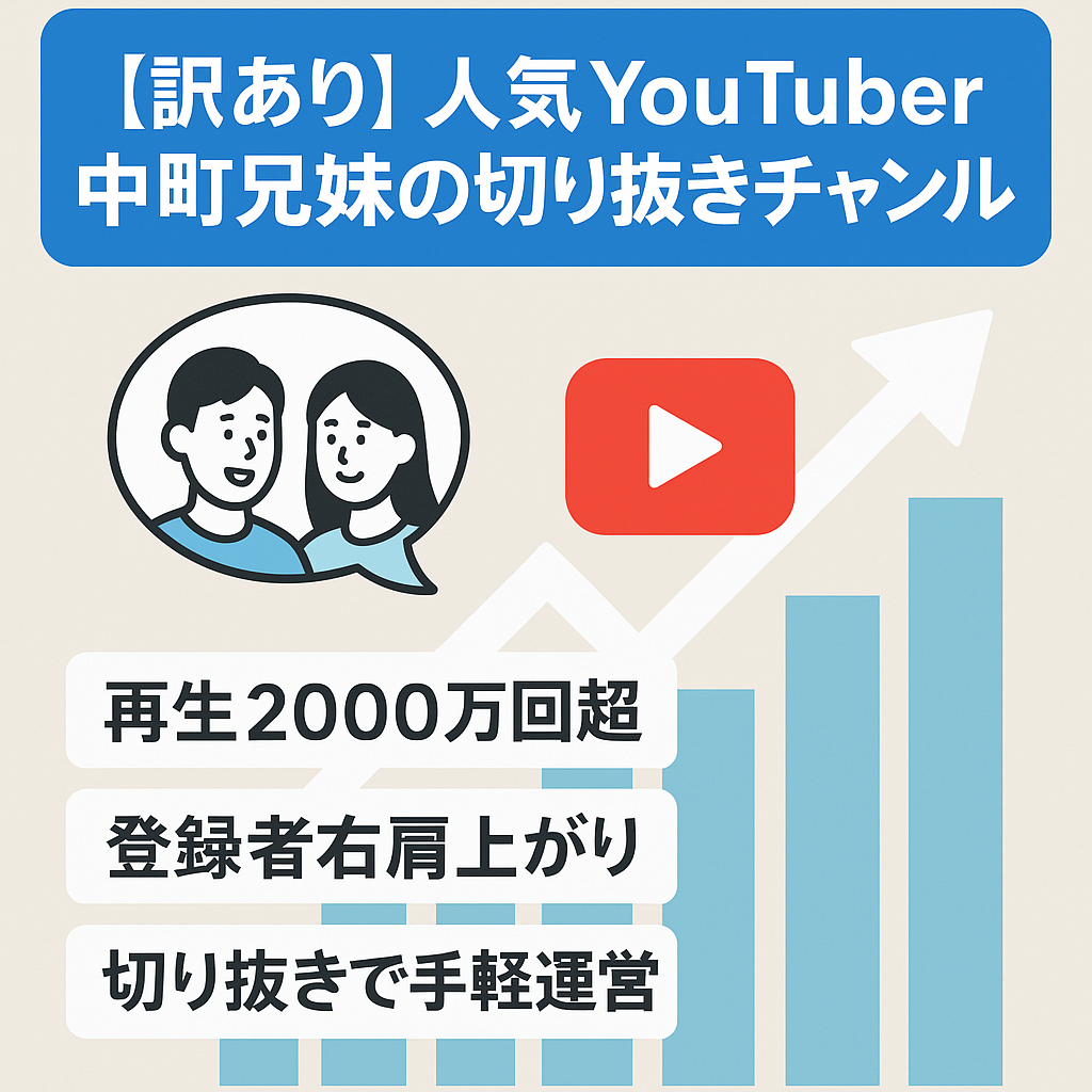 【訳あり】人気YouTuber中町兄妹の切り抜きチャンネル