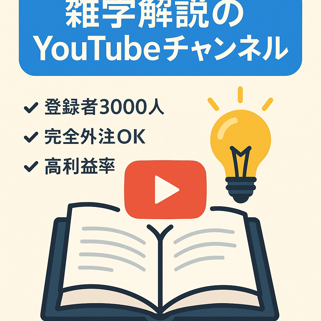 【Youtubeチャンネル】2022年4月開設の雑学解説チャンネル