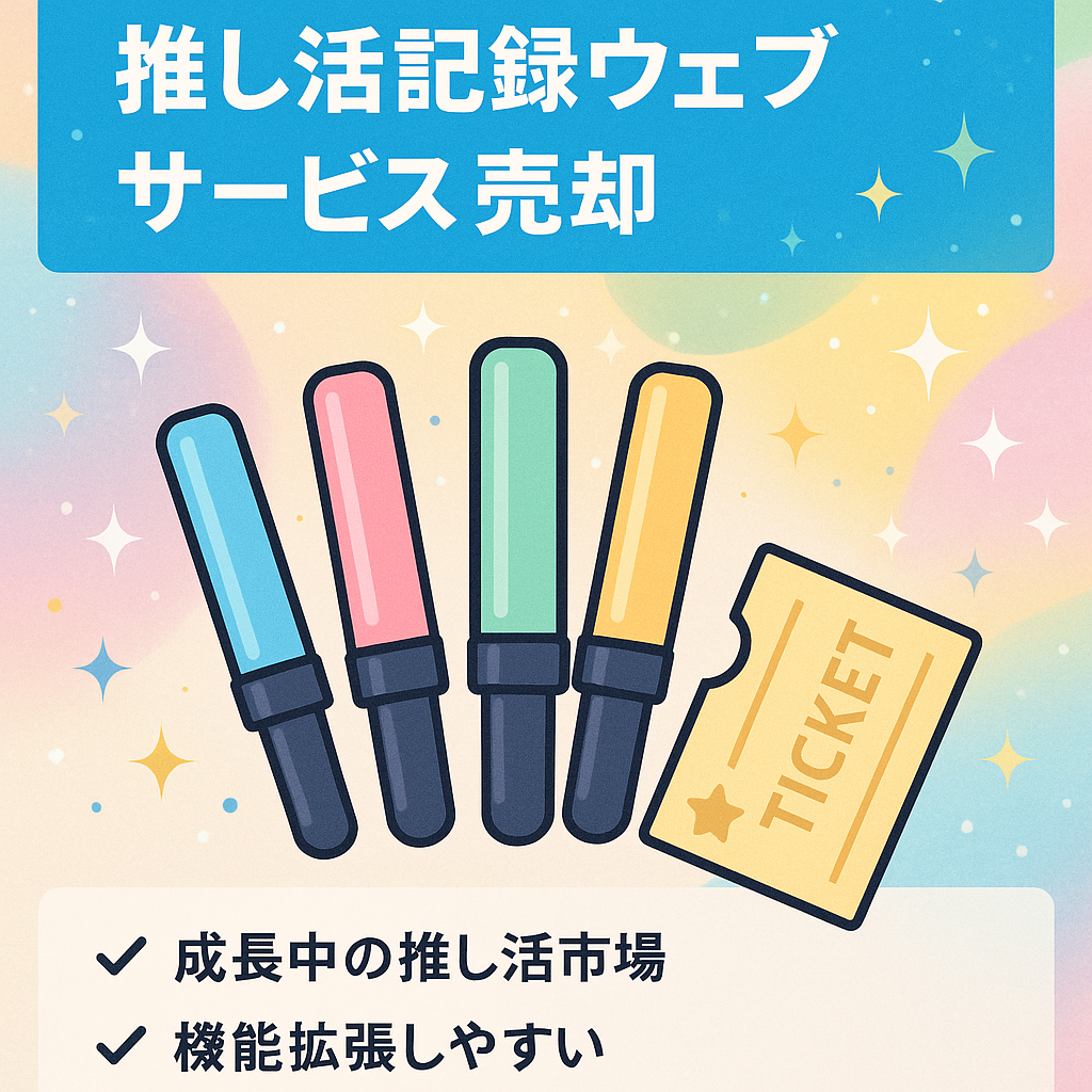 【収益化ポテンシャルあり】推しごとに推し活記録できるサービス