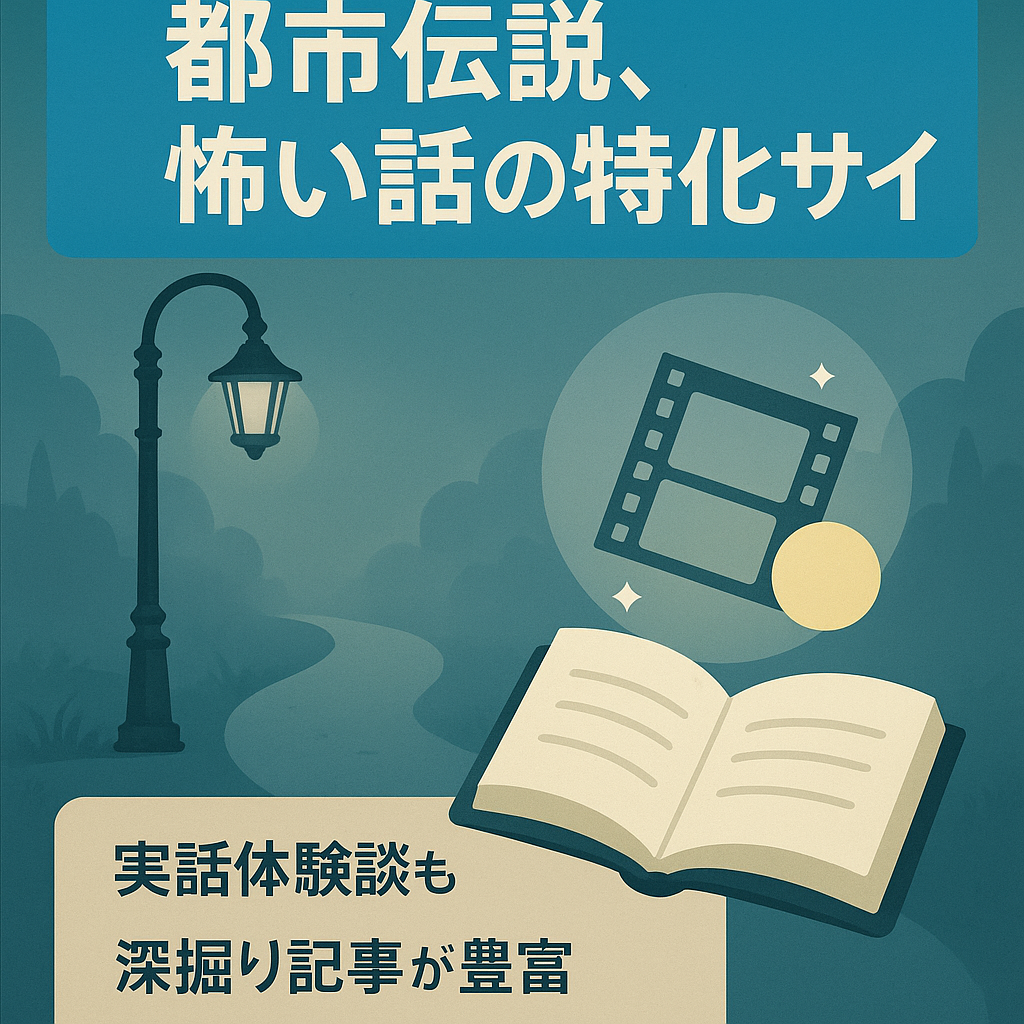 【ライバル少ない】都市伝説、怖い話の特化サイト