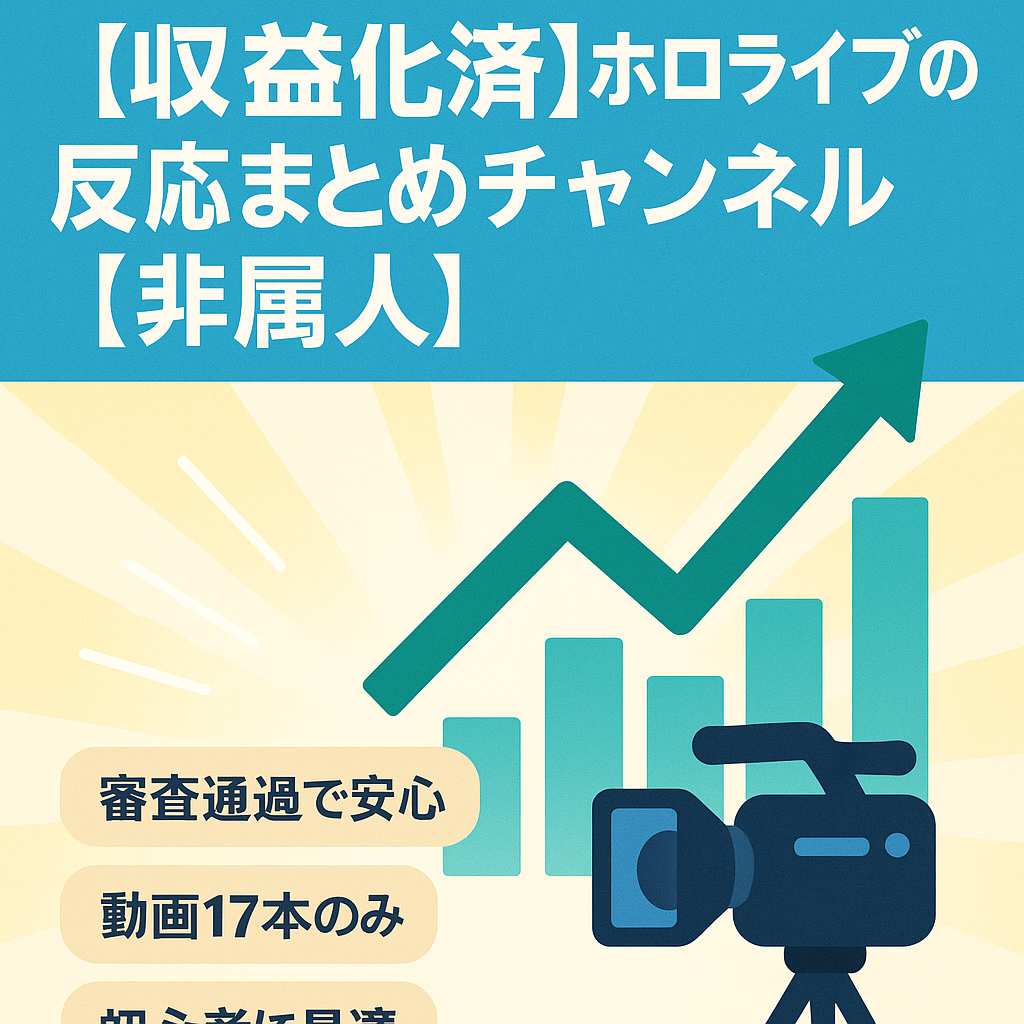 【収益化済】ホロライブの反応まとめチャンネル　　【非属人】