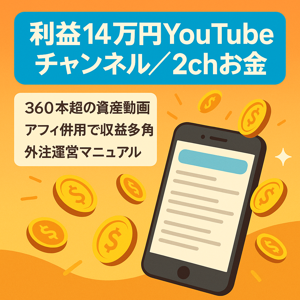 最高月利益14万円】人気の高収益ジャンル【2chお金】｜1日